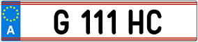 Truck License Plate